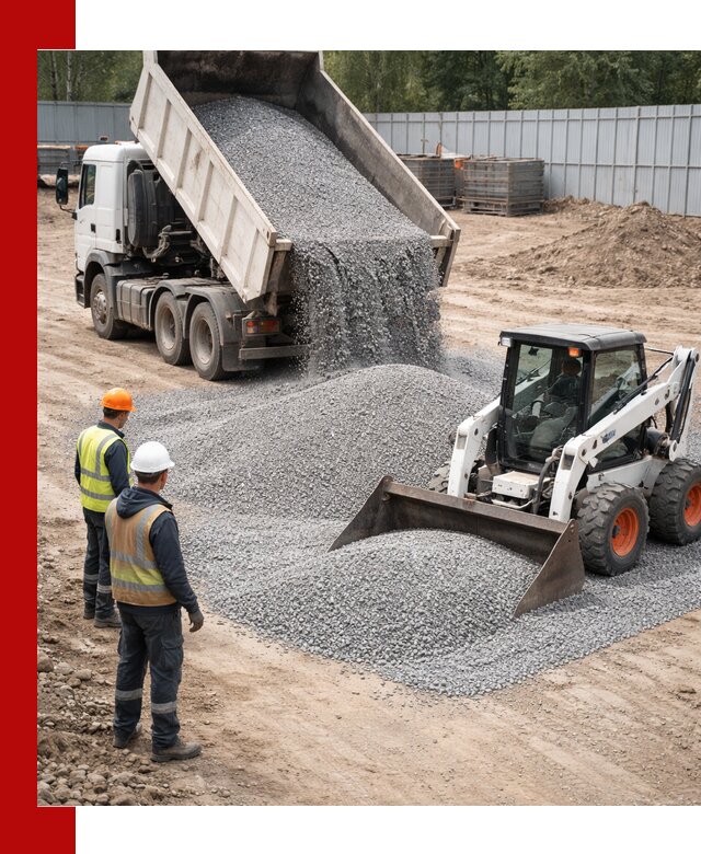 Доставка и продажа гранитного щебня фракции 0-5 в Топках