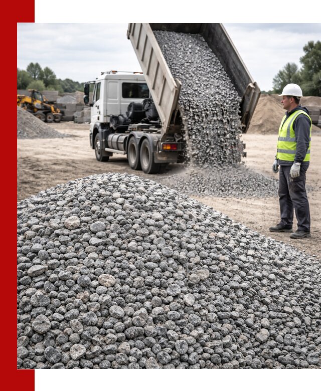 Доставка и продажа гранитного щебня фракции 5-20 в Топках