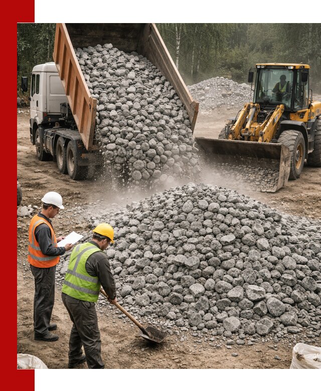 Гранитный щебень фракция 70-150 доставка в Топках