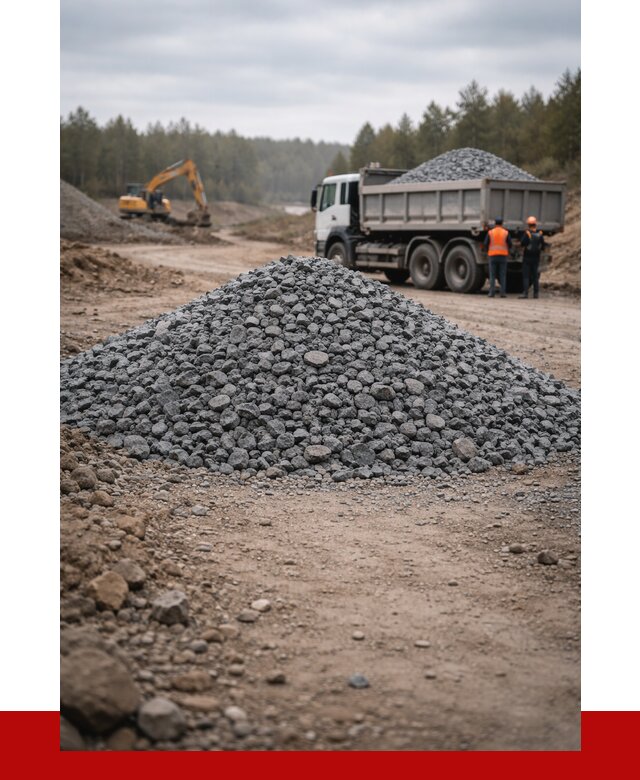 Щебень габбро диабаз фракция 40-70 в Топках от 2229 р-ПРОНЕРУДТпк