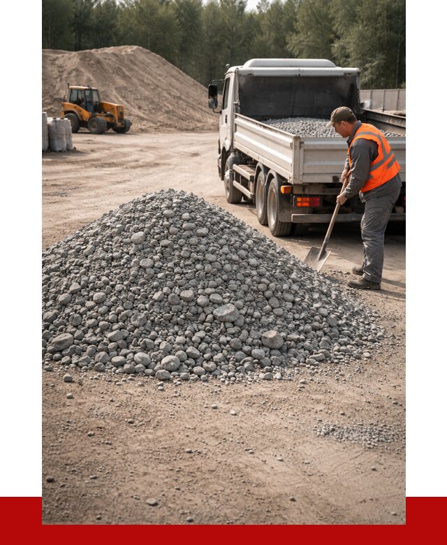 Гравийный щебень фракция 5-10 в Топках от 2229 р. | ПРОНЕРУДТпк