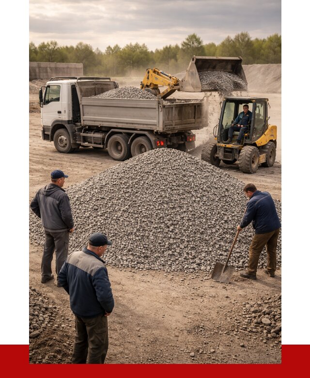 Гравийный щебень фракция 5-20 в Топках от 2432 р. ПРОНЕРУДТпк