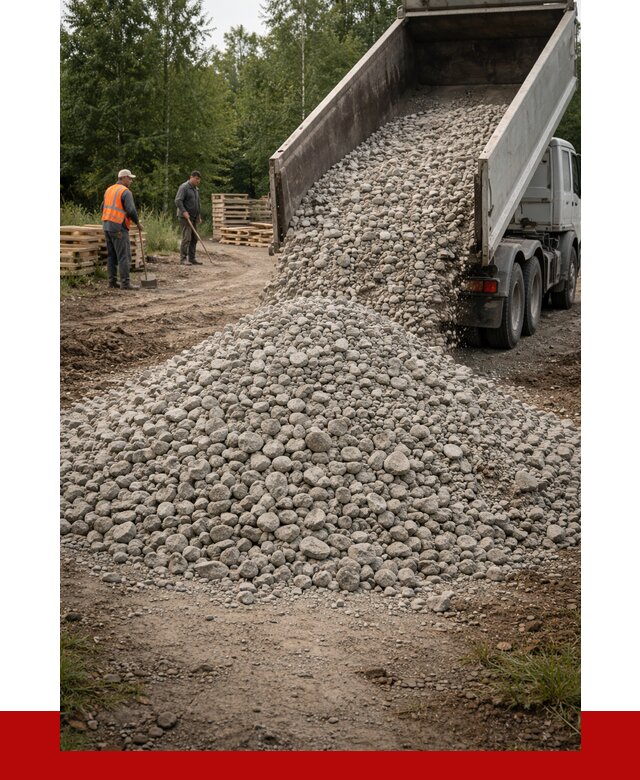 гравийный щебень фракция 70-120 в Топках от 2483 р. ПРОНЕРУДТпк