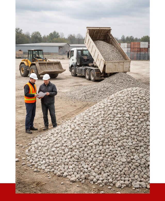 Известняковый щебень в Топках от 1419 р. доставка | ПРОНЕРУДТпк