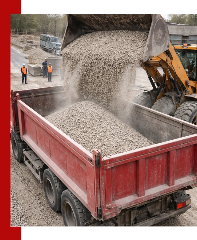 Купить известняковый щебень фракции 0-5 с доставкой в Топках