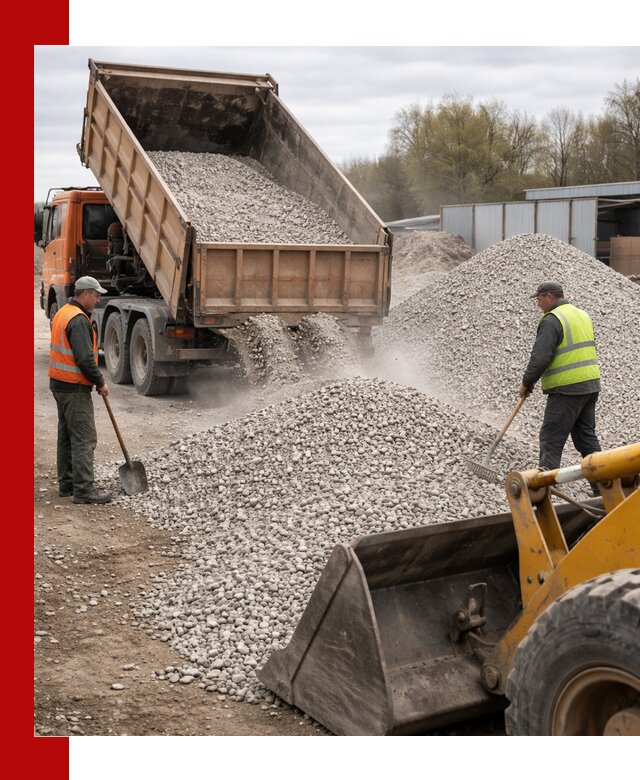 Доломитовый щебень фракции 5-20 с доставкой в Топках