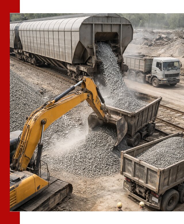 Доставка железнодорожного щебня в Топках крупными партиями быстрого отгруза