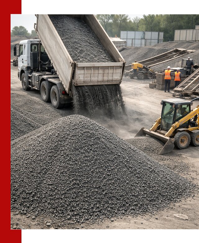 Вторичный щебень фракция 0–5 с доставкой в Топках