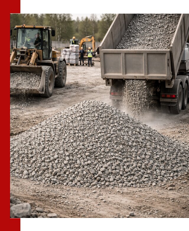 Вторичный щебень фракции 5-20 в Топках — доставка и продажа крупнотоннажно