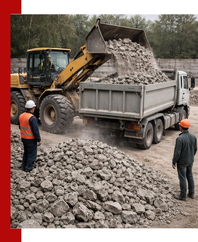 Вторичный щебень фракция 70–150 в Топках с доставкой