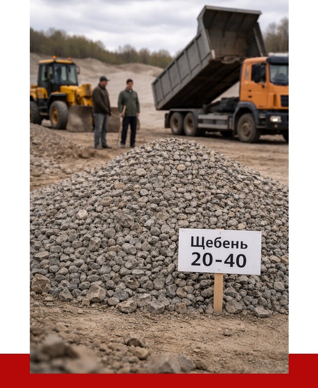 Бетонный щебень фракция 20-40 в Топках от 2483 р. | ПРОНЕРУДТпк