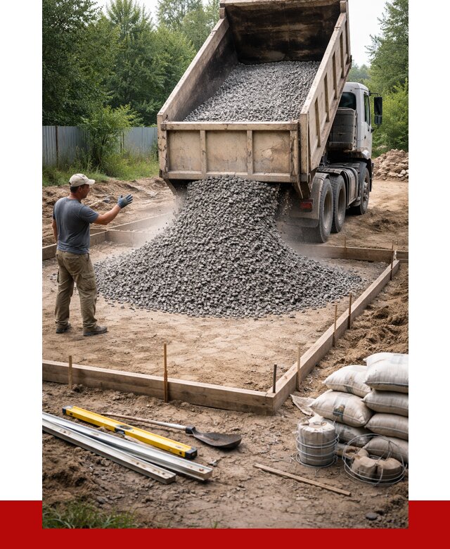 Купить щебень для фундамента в Топках от 4560 р. | ПРОНЕРУДТпк