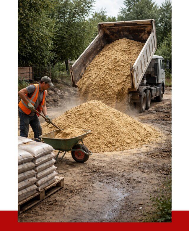 Купить песок с доставкой в Топках от 1824 р. | ПРОНЕРУДТпк