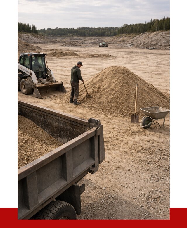 Карьерный песок среднезернистый в Топках, от 2229 р. ПРОНЕРУДТпк