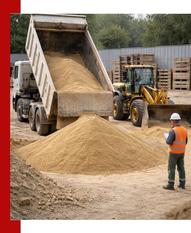 Доставка карьерного мелкозернистого песка в Топках