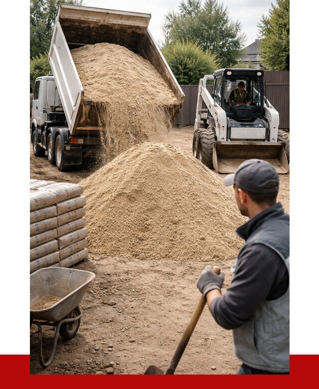 Мытый речной песок с доставкой в Топках от 1469 р. | ПРОНЕРУДТпк