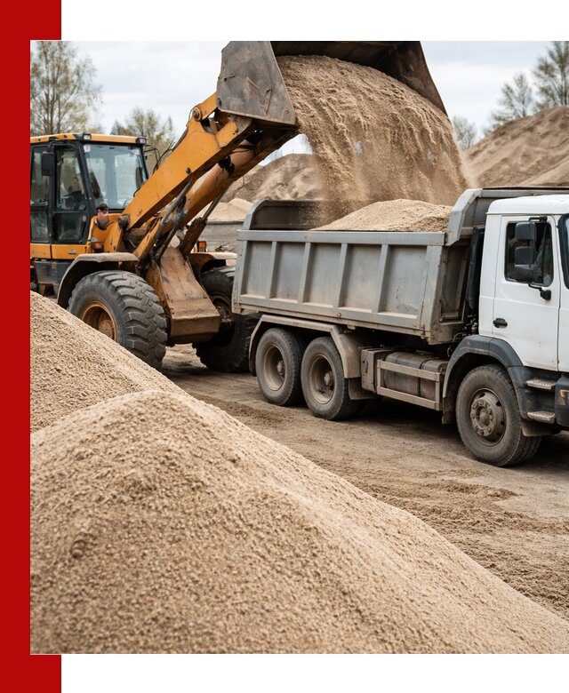 Доставка сеяного песка в Топках оптом и в розницу