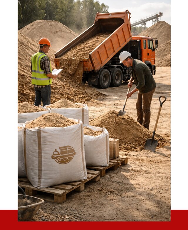 Строительный песок в Топках от 2229 р. с доставкой, ПРОНЕРУДТпк