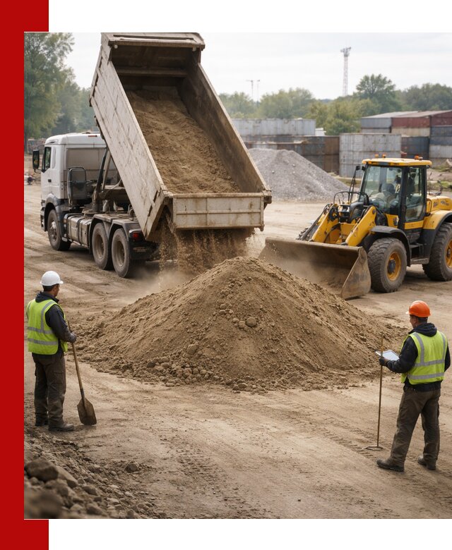 Доставка и продажа пескогрунта оптом и в розницу в Топках