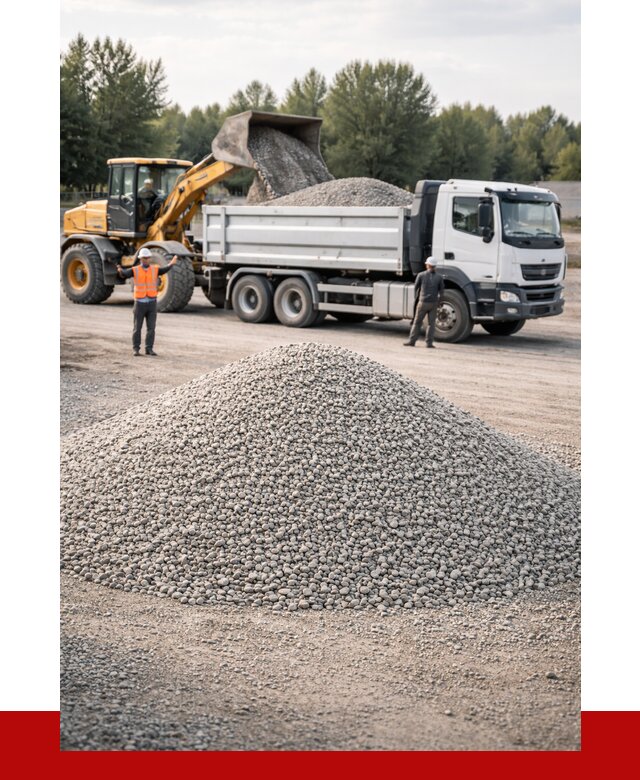 Купить мытый гравий в Топках от 3547 р, доставка ПРОНЕРУДТпк