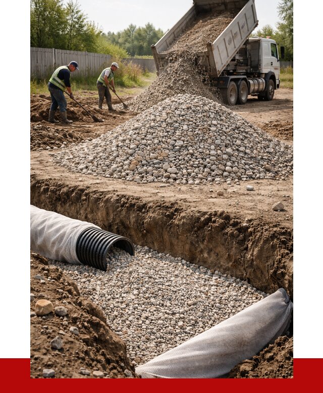 Гравий для дренажа в Топках от 2229 р., доставка ПРОНЕРУДТпк