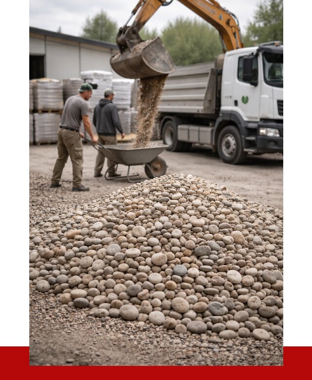 Галька декоративная в Топках от 3243 р. за куб | ПРОНЕРУДТпк