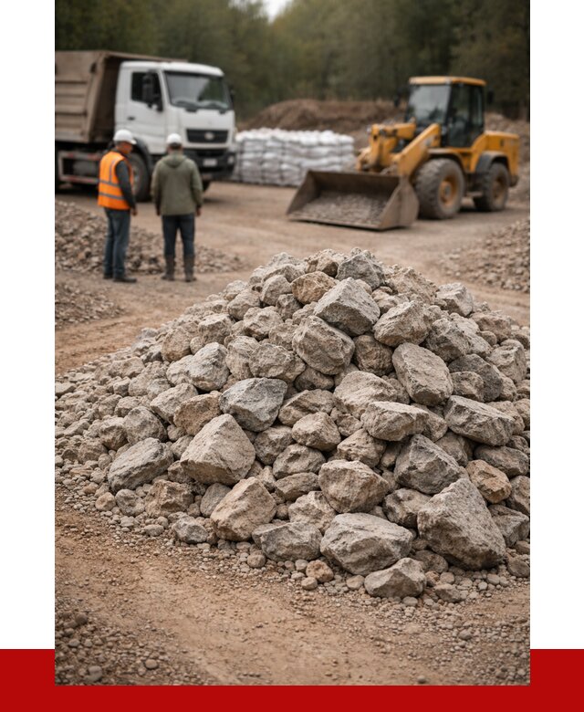 Купить бутовый камень с доставкой в Топках от 2331 р. | ПРОНЕРУДТпк