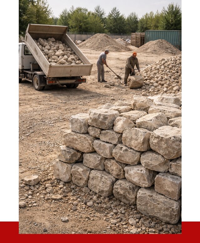 Бутовый камень известняковый в Топках от 4256 р. | ПРОНЕРУДТпк