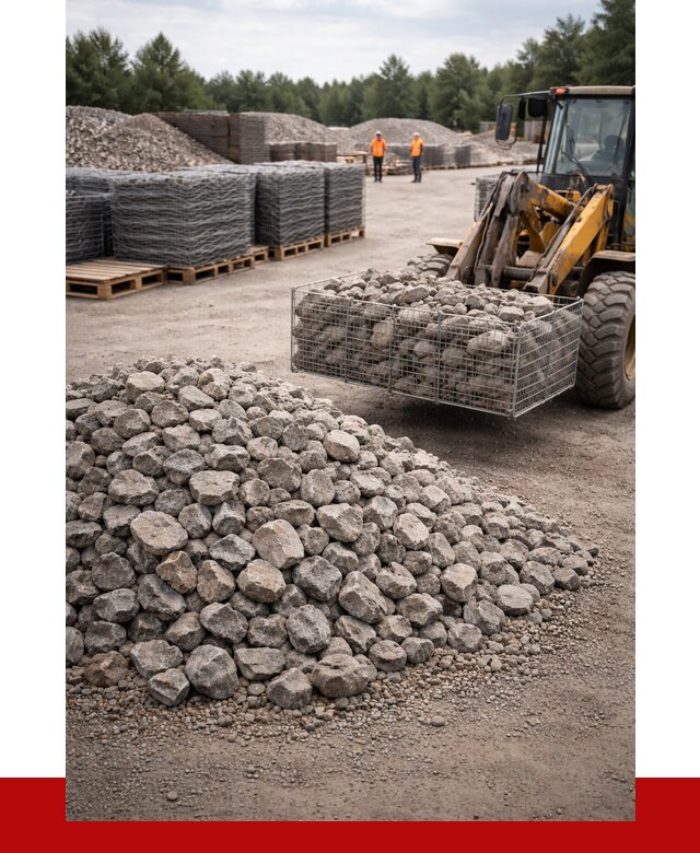 Камень для габионов фракция 70-150 в Топках от 4256 р. | ПРОНЕРУДТпк