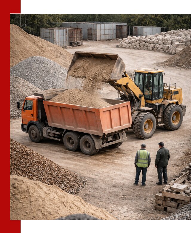 Доставка сыпучих смесей и смесей для стройки в Топках