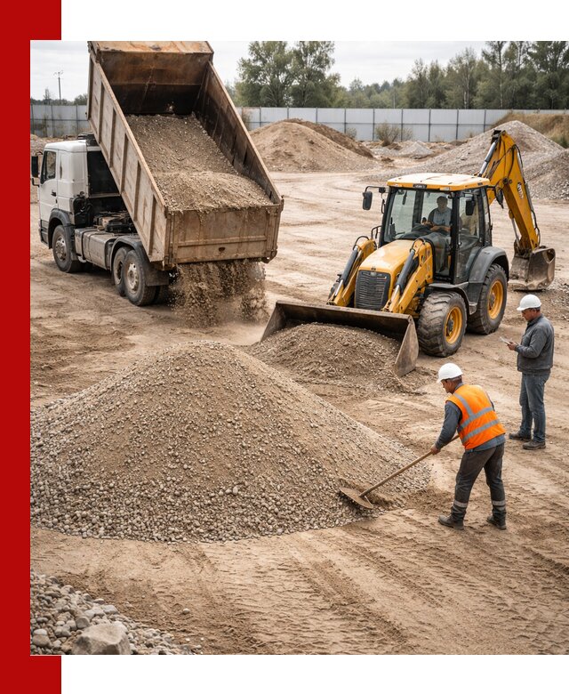 Поставка и доставка ПГС С4 в мешках и самосвалах в Топках