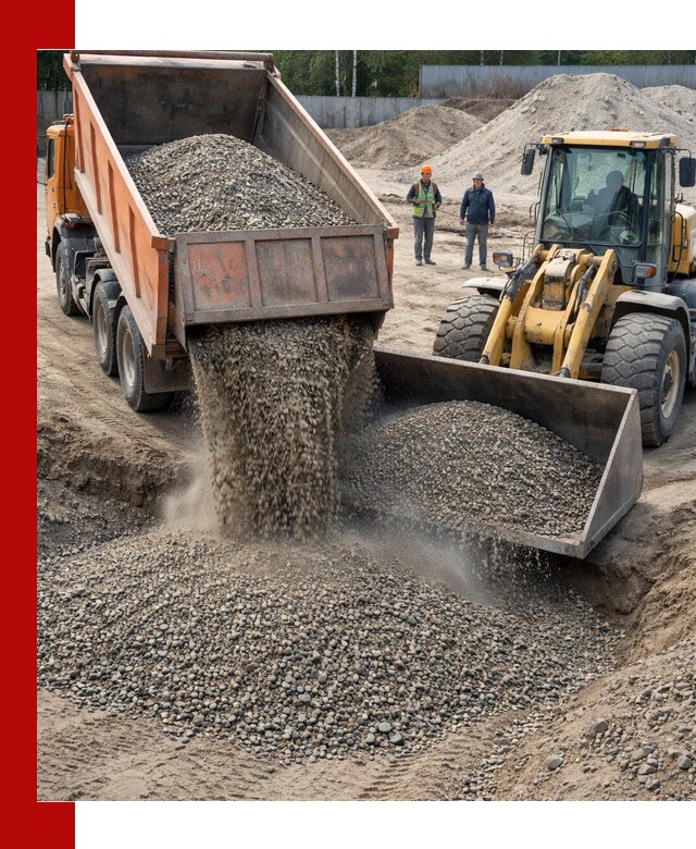 Доставка щпс С9 самосвалами по выгодным тарифам в Топках