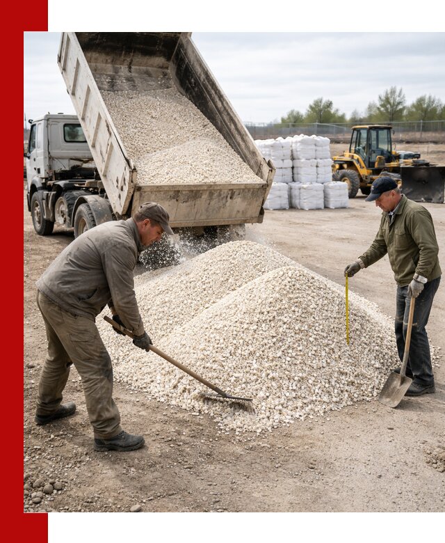 Мраморная крошка с доставкой и разгрузкой в Топках