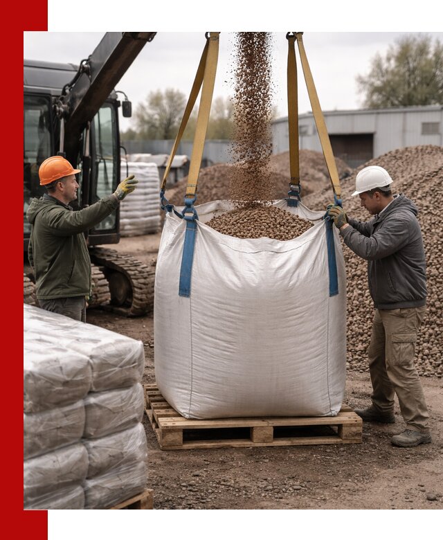 Керамзит в биг-бегах с доставкой в Топках