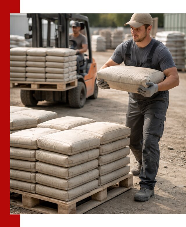 Доставка цемента в мешках оптом и в розницу в Топках