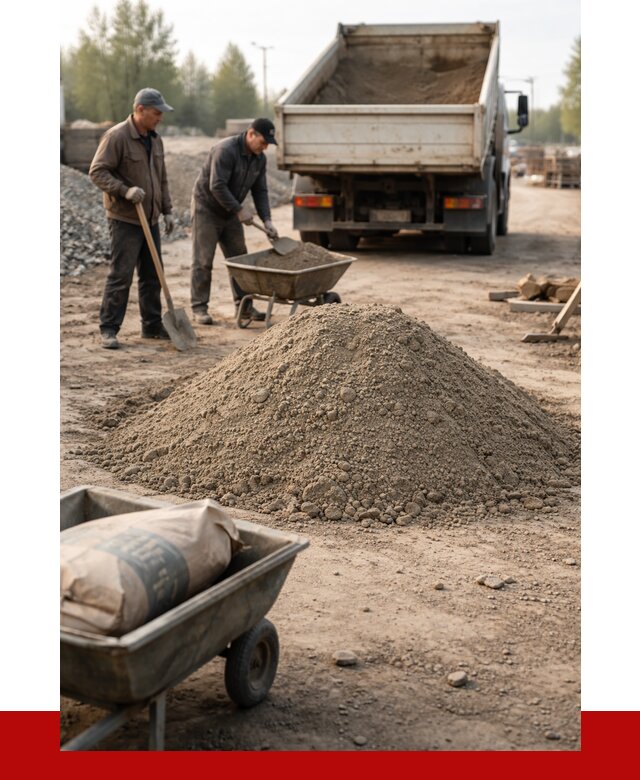 Цементно-песчаная смесь М150 в Топках от 4763 р. | ПРОНЕРУДТпк