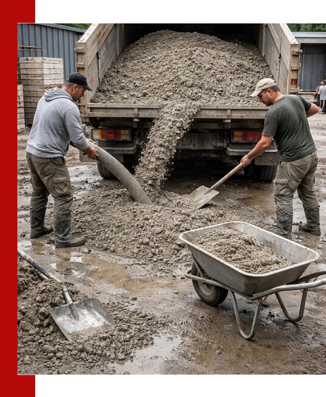 Цементно-песчаная смесь М150 доставка в Топках