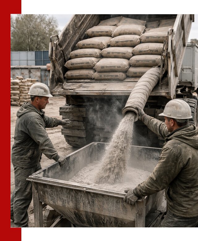 Доставка цемента М400 в Топках оптом и в розницу