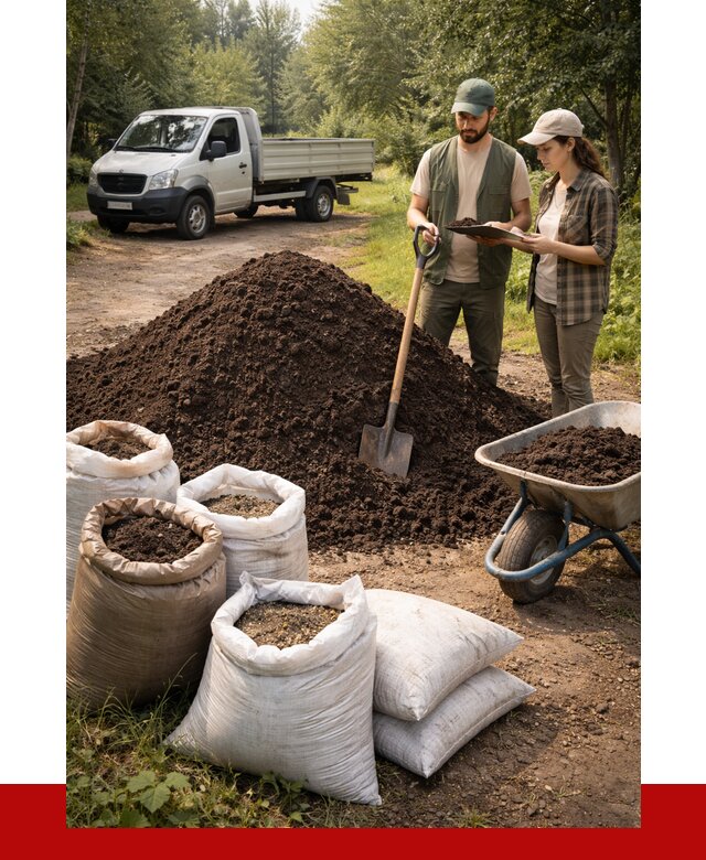 Купить грунт с доставкой в Топках от 4560 р. за м3 | ПРОНЕРУДТпк