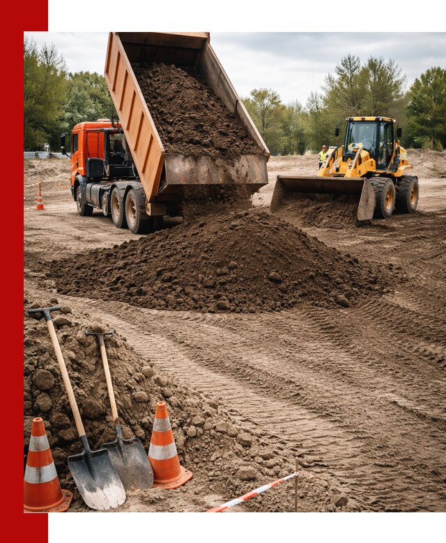 Поставка и доставка планировочного грунта в Топках