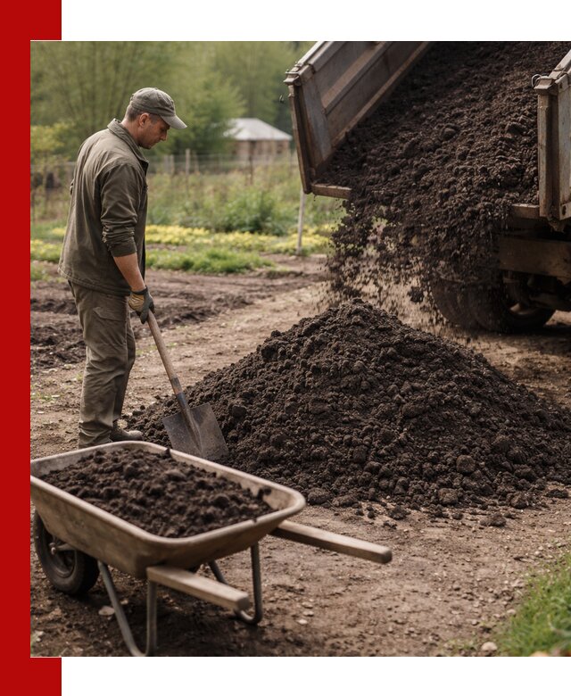 Доставка качественной земли для огорода в Топках