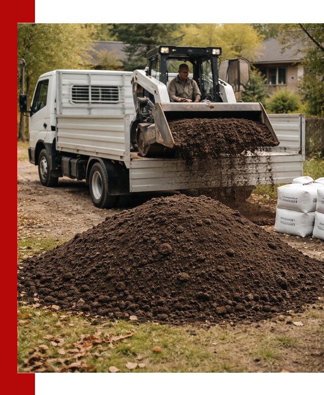 Доставка садовой земли в больших объёмах в Топках