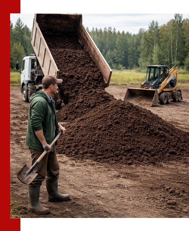 Купить верховой торф с доставкой в Топках для садоводства и растений