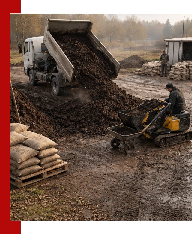 Кислый торф в доставке по выгодным ценам в Топках