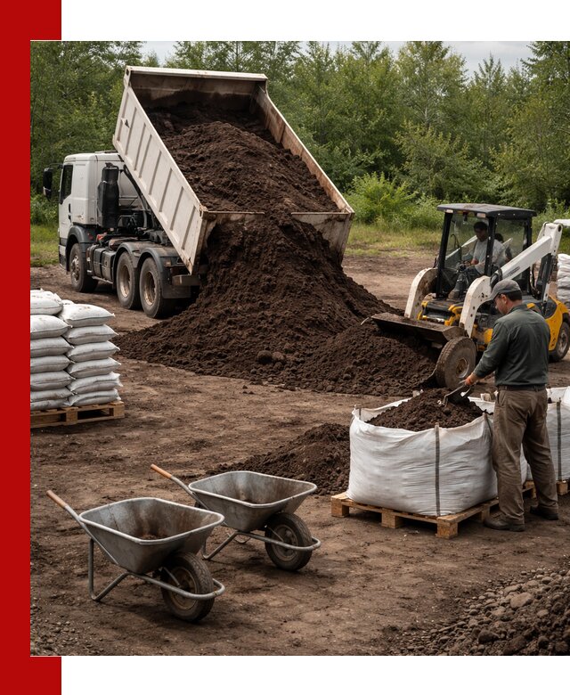 Доставка и продажа торфогрунта в Топках оптом и в розницу