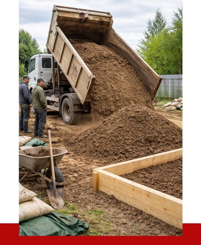 Торфо песчаная смесь в Топках с доставкой от 1875 р. | ПРОНЕРУДТпк