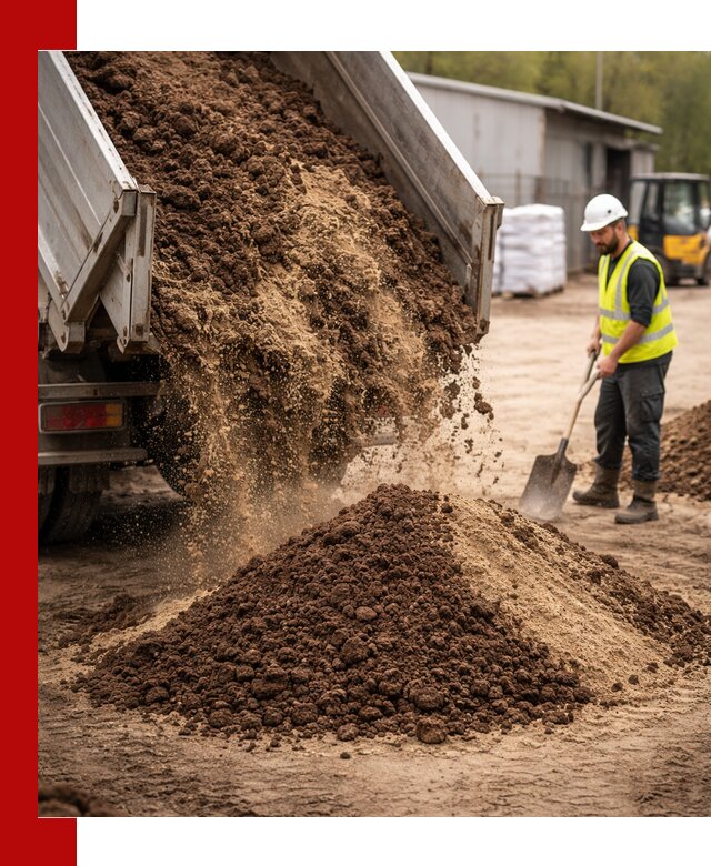 Доставка торфо-песчаной смеси в Топках для строительства и озеленения