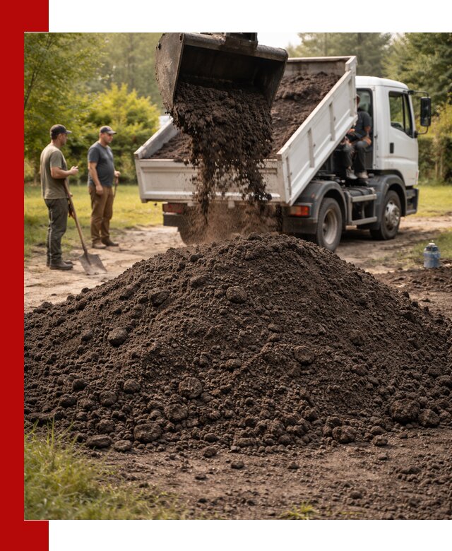 Доставка и продажа чернозема в Топках оптом и в розницу