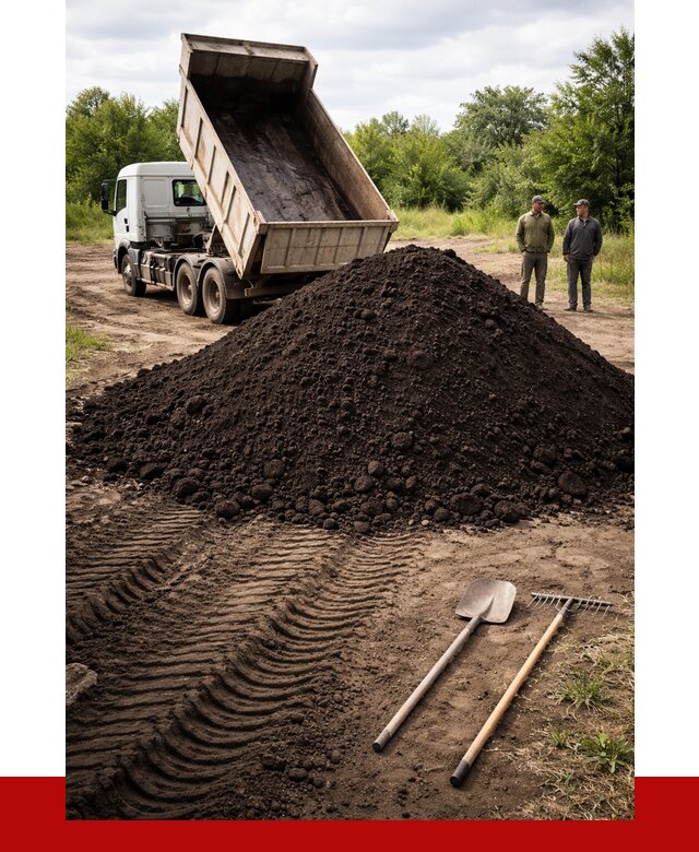 Купить чернозем навалом в Топках от 1216 р. за куб | ПРОНЕРУДТпк