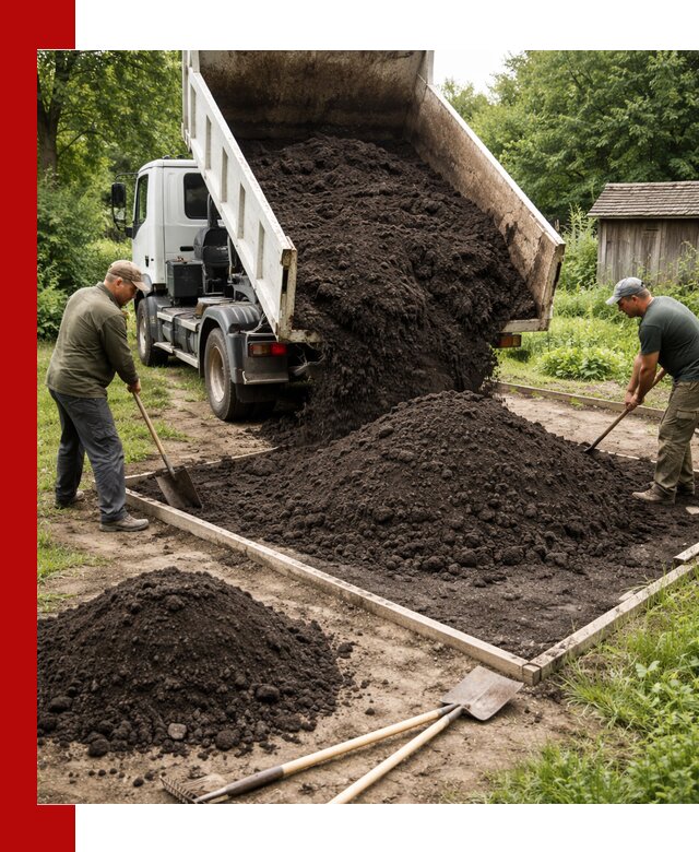 Купить чистый чернозем для огорода с доставкой в Топках